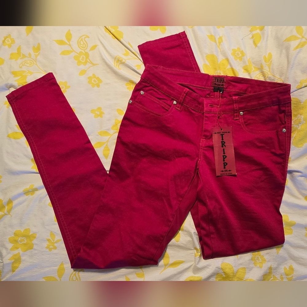 Tripp Hot Pink Skinny Jeans